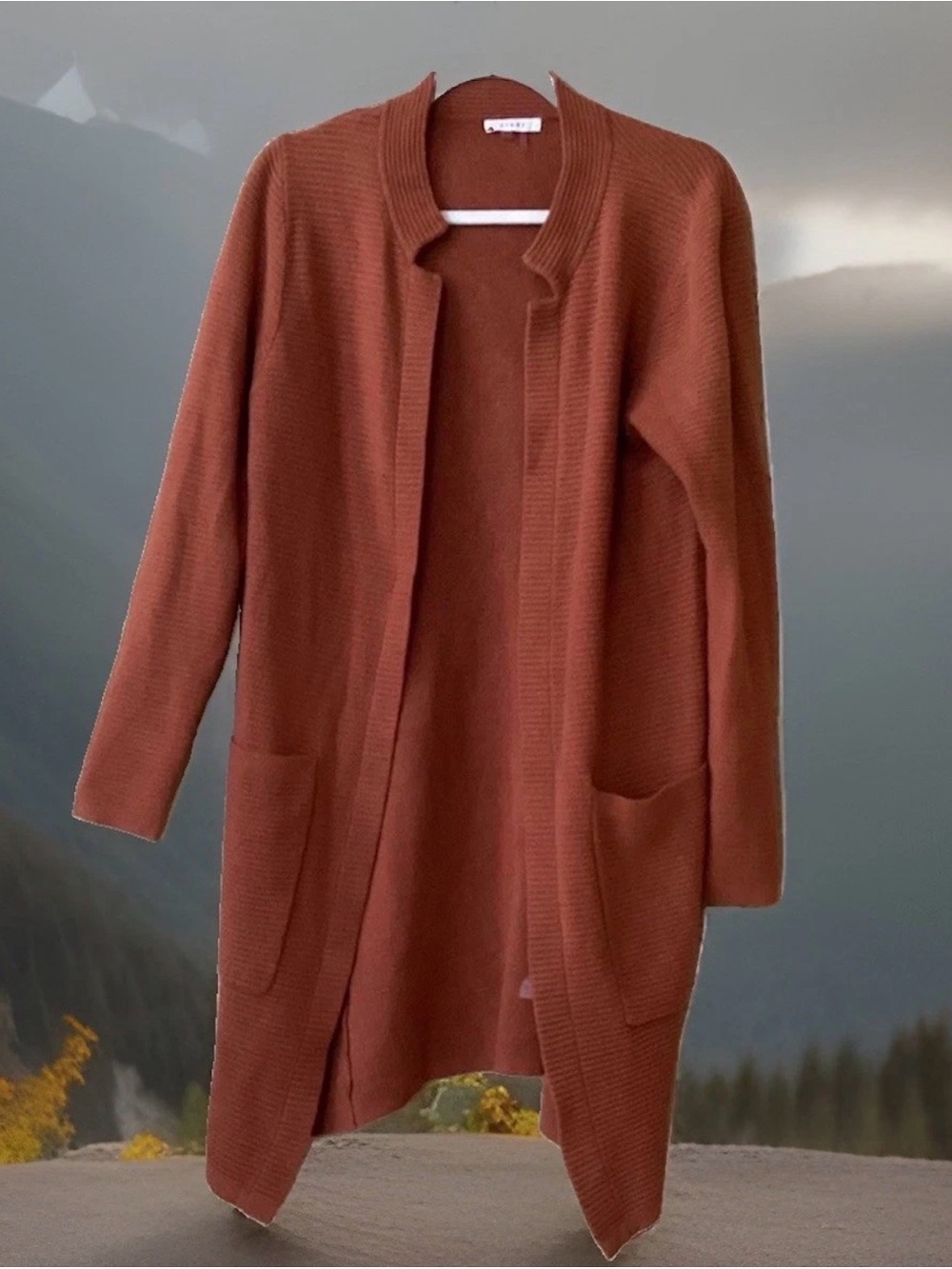 Sioni Med Tunic Sweater Med Burnt Orange